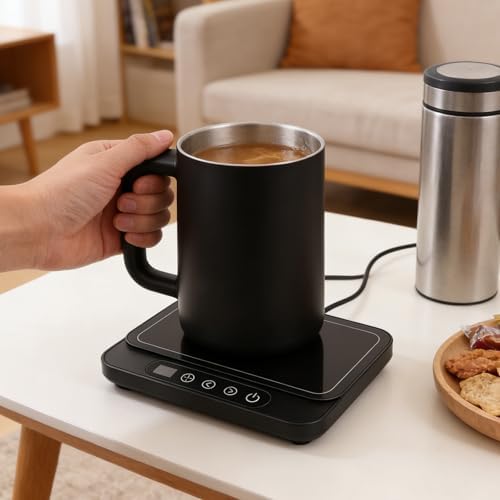 Xmas Coffee Mug Warmer 50w Adjustable Temperature Hot Plate - Image 7