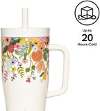 Corkcicle Cruiser Handle Tumbler, 22 oz, Rifle Paper Co. Garden Party - Image 6