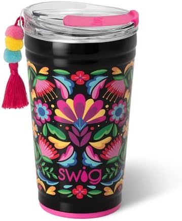 Swig Life 24oz Insulated Party Cup with EZ Slider Lid, Caliente by SwigLife