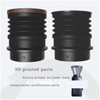 Coffee Beans Grinder Single Dose Hopper Bellows Bean Bin Blowing Tool,Compatible For Baratza, Series Machine Accessory，Sealed Prevent Spills(Metal cover) - Image 3