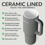 YOGI 30oz Tumbler with Straw - Slate - Image 4