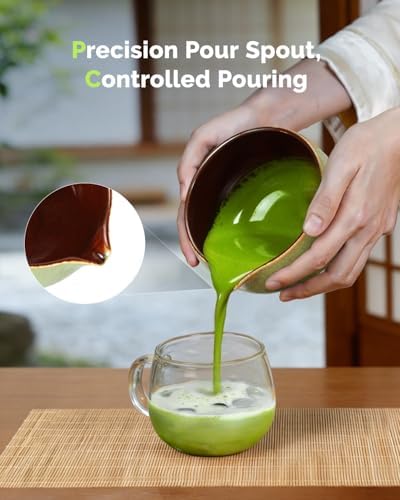 Maestri House Matcha Whisk Set, 7-Piece Kit with Spouted Ceramic Bowl - Image 4