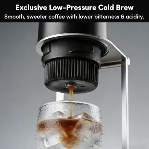 Portable Espresso Machine, Self-Heating Travel Coffee Maker with Double-Walled SUS316 Cup,20 Bar Patented Hydraulic System,PD 3.0 Fast Charge,Cold Brew Mode,for Ground Coffee&NS Capsules,Black - Image 5