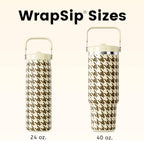 Fjbottle WrapSip 40 oz Insulated Tumbler with Flip Straw and Handle - Image 4
