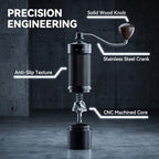 Manual Coffee Grinder, 55 Adjustable Levels Burr Coffee Grinders for Home - Image 5