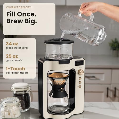 PrecisionPour Automatic Pour-Over Coffee Machine - 1 L Water Tank Capacity - Indigo Reverie - Image 6