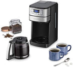 Cuisinart Automatic Grind & Brew 12-Cup Coffee Maker with Blade Grinder, Programmable Coffee Machine Glass Carafe with 1-4 Cup Setting, Brew Pause, Grind-Off Option, DGB-400NAS, Black/Stainless Steel - Image 3