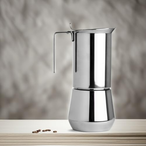 Ilsa Stainless Steel 3 ESPRESSO Cups Stovetop-– 190mL - 6.5 oz. - Image 2