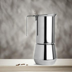 Ilsa Stainless Steel 3 ESPRESSO Cups Stovetop-– 190mL - 6.5 oz. - Image 2