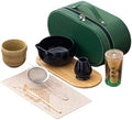 Matcha Whisk Set, 8-Piece Complete Ceramic Kit with Bamboo Whisk, Bowl, Sifter & Scoop – Japanese Tea Ceremony Gift for Beginners (H) by Unknown