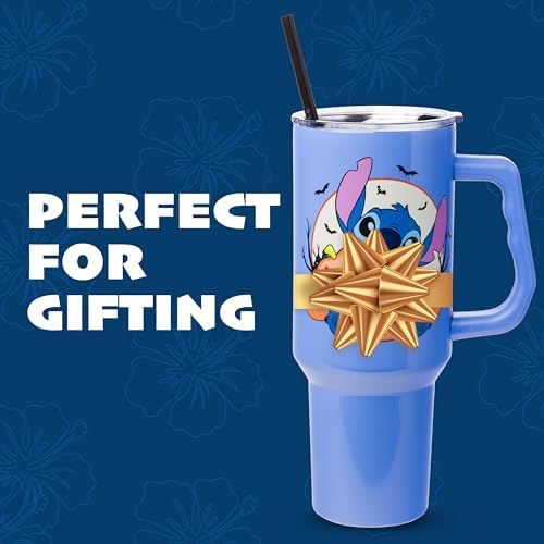 Silver Buffalo Disney Lilo and Stitch, Stainless Steel Tumbler, 40oz - Image 6