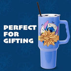 Silver Buffalo Disney Lilo and Stitch, Stainless Steel Tumbler, 40oz - Image 6