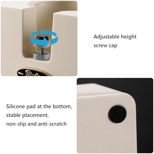 Bincoo Espresso Coffee Organizer Box-8 in 1 Espresso Coffee Tamper Station for Storage 51/54/58MM Espresso Tamper,Distributor,Portafilter,Puck Screen and 4.5inch Knock Box(White) - Image 4