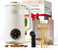NEW 8-in-1 Nut Milk Maker for 32 oz Homemade Almond Milk, Oat Milk, Soy Milk, Coconut Dairy-Free Milk Beverages, Plant-Based Milk - Delay Start, Self-Cleaning, 50-recipe cookbook & Milk Frother by Unknown