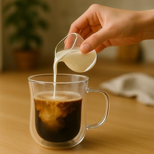 LEMONSODA Double Walled Glass Coffee Mugs With Handle, 10oz, Set of 48 - Image 5
