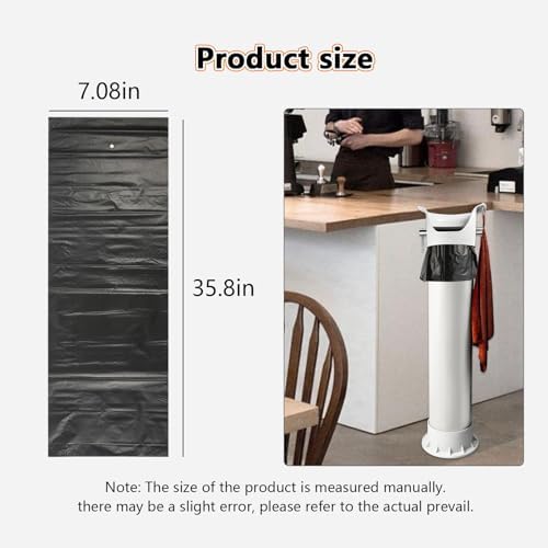 Coffee Knock Box Trash Bags for Commercial Floor Standing, Thick Garbage Bag for Coffee Shop,Bar,Home,Office,Kitchen,50pcs/2 Roll - Image 5