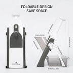 ONCE FOR ALL Upgrade Safe Mandoline Slicer Plus, Adjustable Vegetable Slicer DarkGray - Image 5