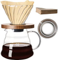 gegewawa Pour Over Coffee Maker Set, Glass Coffee Dripper & Carafe 20 fl oz by Unknown