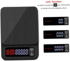 Cabilock Electronic Coffee Scale with Timer USB-Powered Kitchen Digital Scale for Cooking Baking and Precision Weighing with High Accuracy Sensors Black No Batteries Included - Image 5