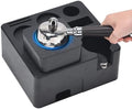 CAFEMASY Electric Espresso Coffee Puck Sucker Automatic Knock Box Espresso Coffee Portafilter Cleaner with Espresso Accessories Tool Organizer 58mm Tamping Station by CAFEMASY