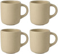 Bloomhouse - Two Time Oprah's Favorite Things Winner - Corsica Clay 4-Piece Mug Set – Cappuccino Cream Stoneware Coffee & Tea Cups, Durable Ceramic Drinkware by Unknown