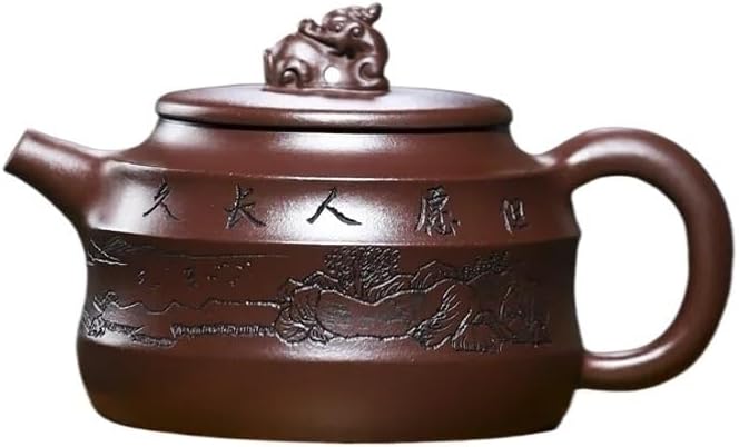 Tea Pots For Loose Tea Tea Pot 320ml Purple Clay Teapot Chinese Teapot Coffee Pot Household Teapot Retro Teapot Tea Ceremony Supplies Purple Clay Tea Set Accessories Tea Infuser Pot by GKOKG