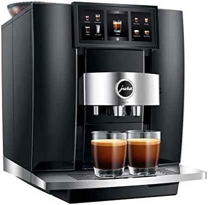 Jura GIGA 10 Automatic Coffee Machine Cold Brew Diamond Black (Renewed) by Amazon+Renewed