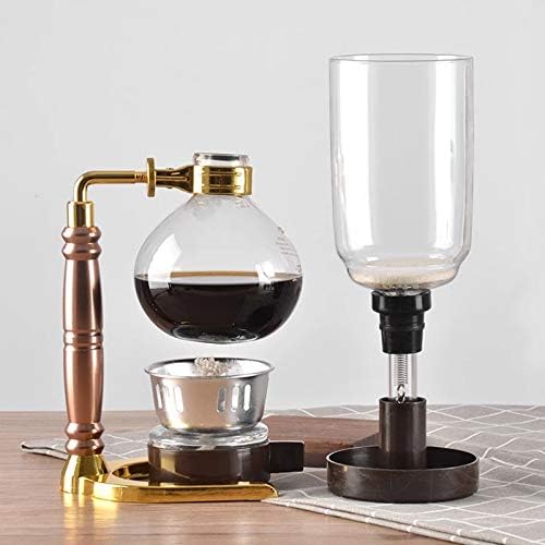 Japanese Style Siphon Coffee Maker Tea Siphon Pot Vacuum Coffeemaker Glass Type Coffee Machine Filter Kahve Makinas 3cup 5cup (3cup) - Image 6