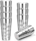 Stainless Steel Drinking Glasses, 19 oz Insulated Tumbler, 8 Pack Double Wall Unbreakable Stackable Water Tumblers Premium Insulated Metal Cup for Travel Camping Home Outdoor Gifts by Offiper