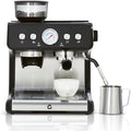 Stainless Steel Rich Coffee Machine w/Built-in Grinder – 20 Bar, 2.8l Removable Tank, Milk Frother Steam Wand for Latte & Cappuccino, Adjustable Shot Volume, Pro for Home Barista & Office by Unknown