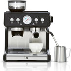 Stainless Steel Rich Coffee Machine w/Built-in Grinder – 20 Bar, 2.8l Removable Tank, Milk Frother Steam Wand for Latte & Cappuccino, Adjustable Shot Volume, Pro for Home Barista & Office by Unknown
