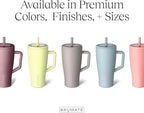 BrüMate Era 40 oz Tumbler with Handle and Straw | 100% Leakproof Insulated Water Bottle Tumbler with Lid and Flexible SoftSip Straw | Made of Stainless Steel | Cup Holder Friendly | 40oz (Lavender) - Image 4