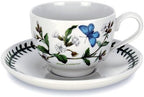 Portmeirion Botanic Garden Tea Cup and Saucer, Set of 6 Assorted Motifs - Image 6