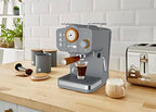 Salton Swan Nordic Espresso Machine with Milk Frother, 1.2L Tank, Matte Slate Grey - Image 2