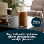 Libbey Classic Can XL Set of Drinking Glasses, Iced Coffee Cups Set of 4, 20 Oz, Dishwasher Safe Glass Beer Cups for Beverages and Cocktails - Image 5