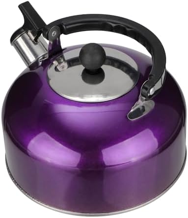 Whistling Stainless Steel Teakettle 2.5l for Gas and Electric Stovetops by Luxshiny