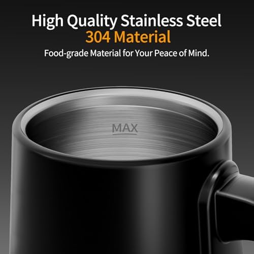 Gooseneck Electric Kettle, 5 Preset Temp Control, ±1℉ Precision, 1.0L Pour Over Kettle for Coffee & Tea, Stainless Steel Interior, 1200W, Black - Image 3