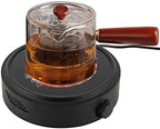 Electric Mini Stove, Portable Hot Plate 700W 110V Electric Stove for Boiling Water, Making Tea and Coffee, 8 * 2.8inch (Black) by CeRaBuRET