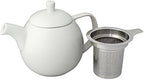 FORLIFE Curve Teapot with Infuser, 24-Ounce, White - Image 2