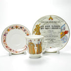 Bone China Tea Set Cup, Saucer and Cake Plate Tsar Feodor Ioannovich 5.6 oz/165 ml by Unknown