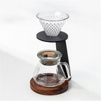 Professional Coffee Filter Stand Set with Glass Dripper - Image 4