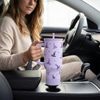 Halloween Stainless Steel Slider Tumbler with Handle 40 Ounces with Lid, Travel Cup, Insulated Bottles for Girls Women - Image 6