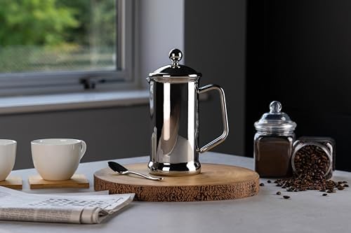 Grunwerg GL649 Polished Finish Cafetiere, 12 Cups - Image 2