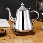 Stainless Steel Coffee Pouring Kettle 2000ml with Long Spout - Image 3