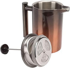 Cyrank French Press Coffee Maker, Double Walled Stainless Steel French Press Coffee Pot Gradient Color Design Metal Insulation Coffee Press for Home Outdoor Camping Travel(800ml) - Image 6