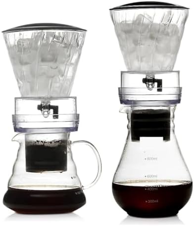 Water Drip Coffee Machine Reusable Filter Tools Glass Espresso Coffee Dripper Pot Ice Cold Brew Coffee Maker(Filter cup) - Image 2