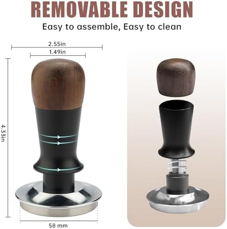 SHIKORI 58mm Espresso Tamper,Premium Barista Coffee Tamper - Image 2