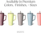 BrüMate Era 40 oz Tumbler with Handle & Straw | 100% Leakproof Insulated Water Bottle Tumbler with Lid & Flexible SoftSip Straw | Made of Stainless Steel | Cup Holder Friendly | 40oz (Petal Pink) - Image 3