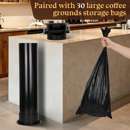 Espresso Coffee Knock Box, Bring 30 Dedicated Garbage Bags and Towels - Image 5