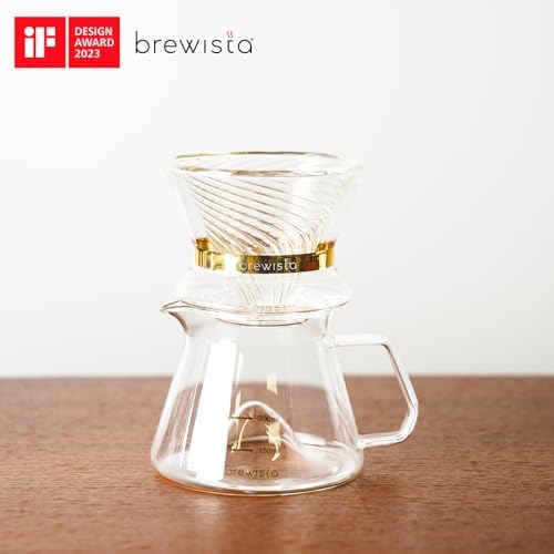 Brewista 300ml/10.1oz X Series M Glass Coffee Carafe, Small Pour Over Glass Pot Server, Inner Cone Shape Design for Improved Flavor, Heat Resistant Odorless Glass Pitcher - Image 4